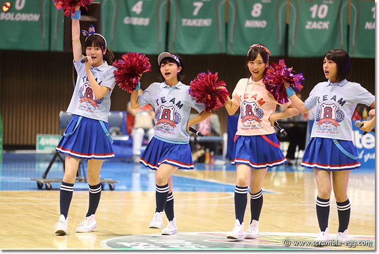 AKB48チーム8がトヨタ東京（NBL）を応援 [スクランブルエッグon the Web]