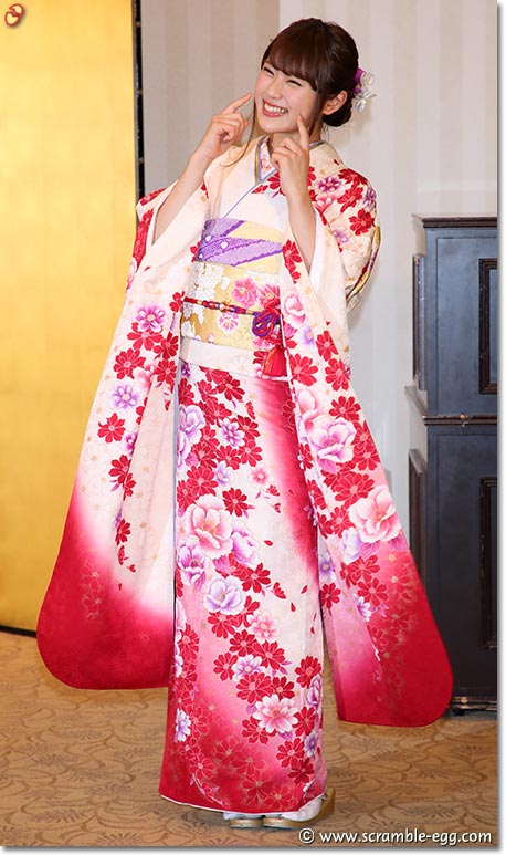 渋谷凪咲 晴れ着写真