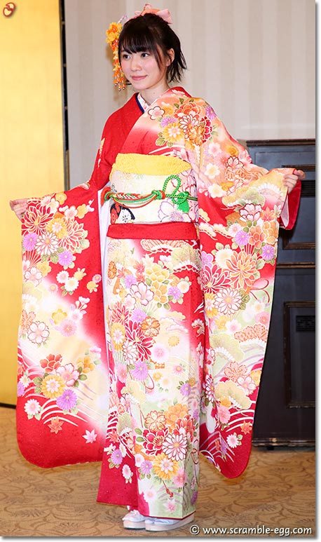駒田京伽 晴れ着写真